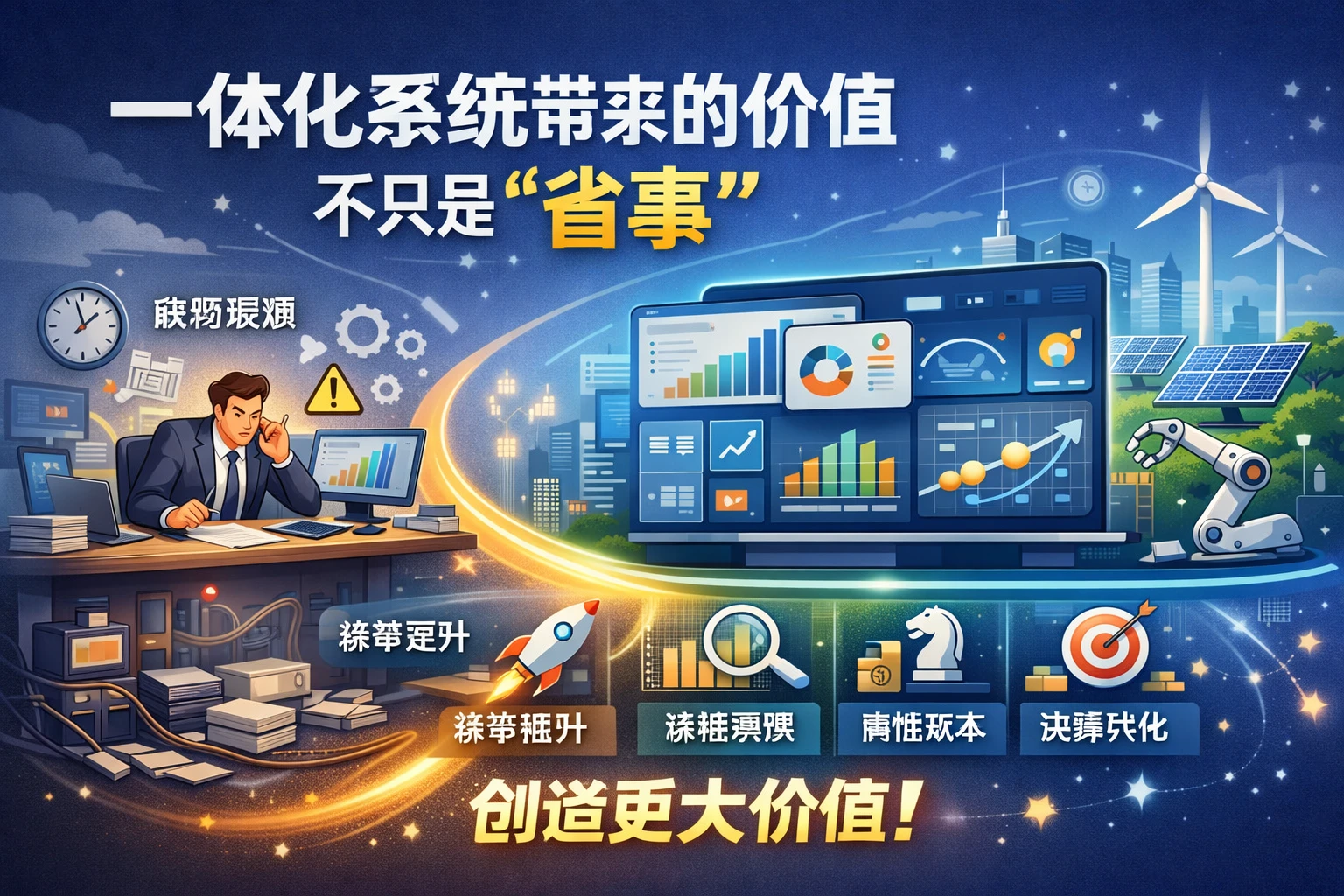一体化系统带来的价值，不只是“省事”