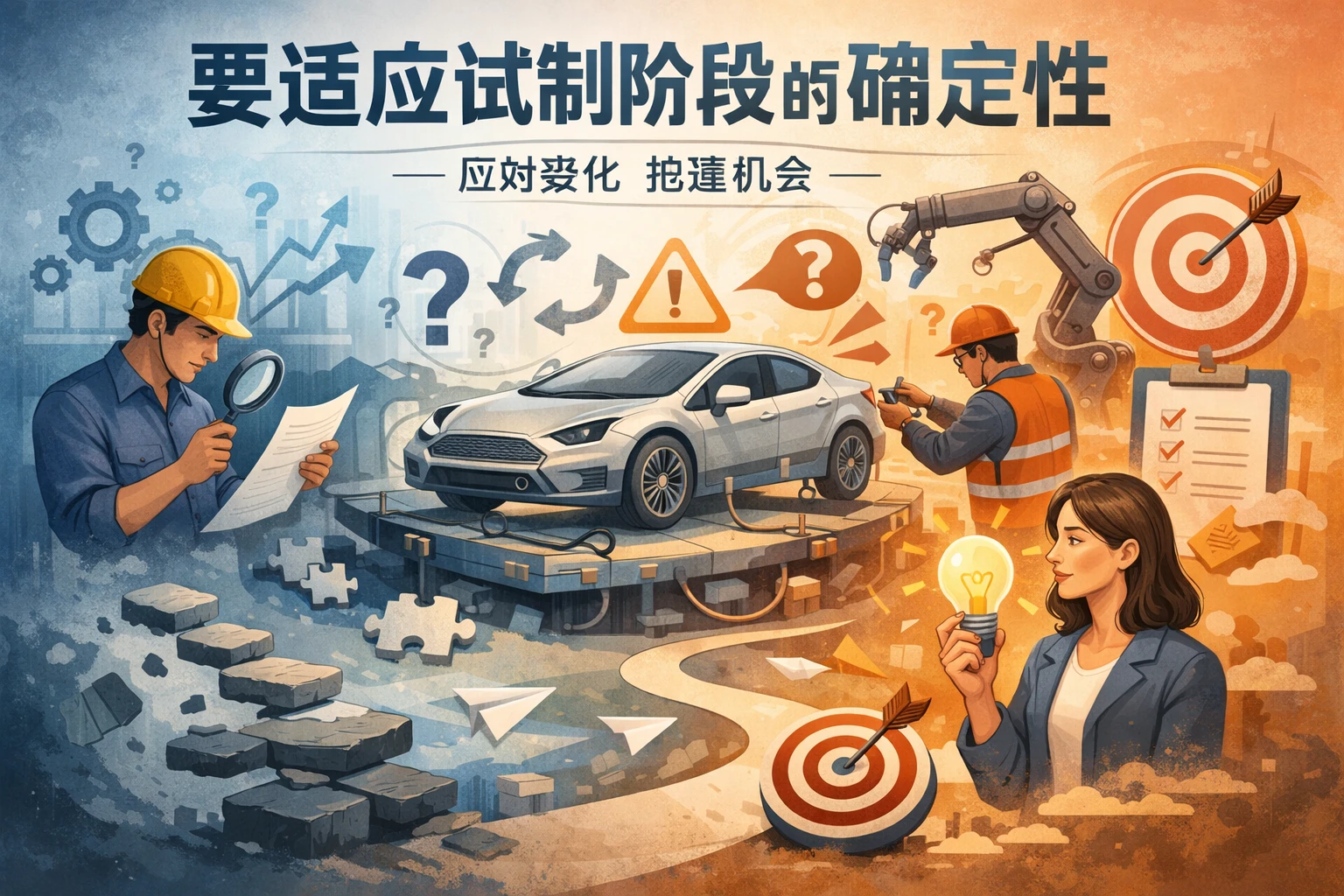 要适应试制阶段的不确定性