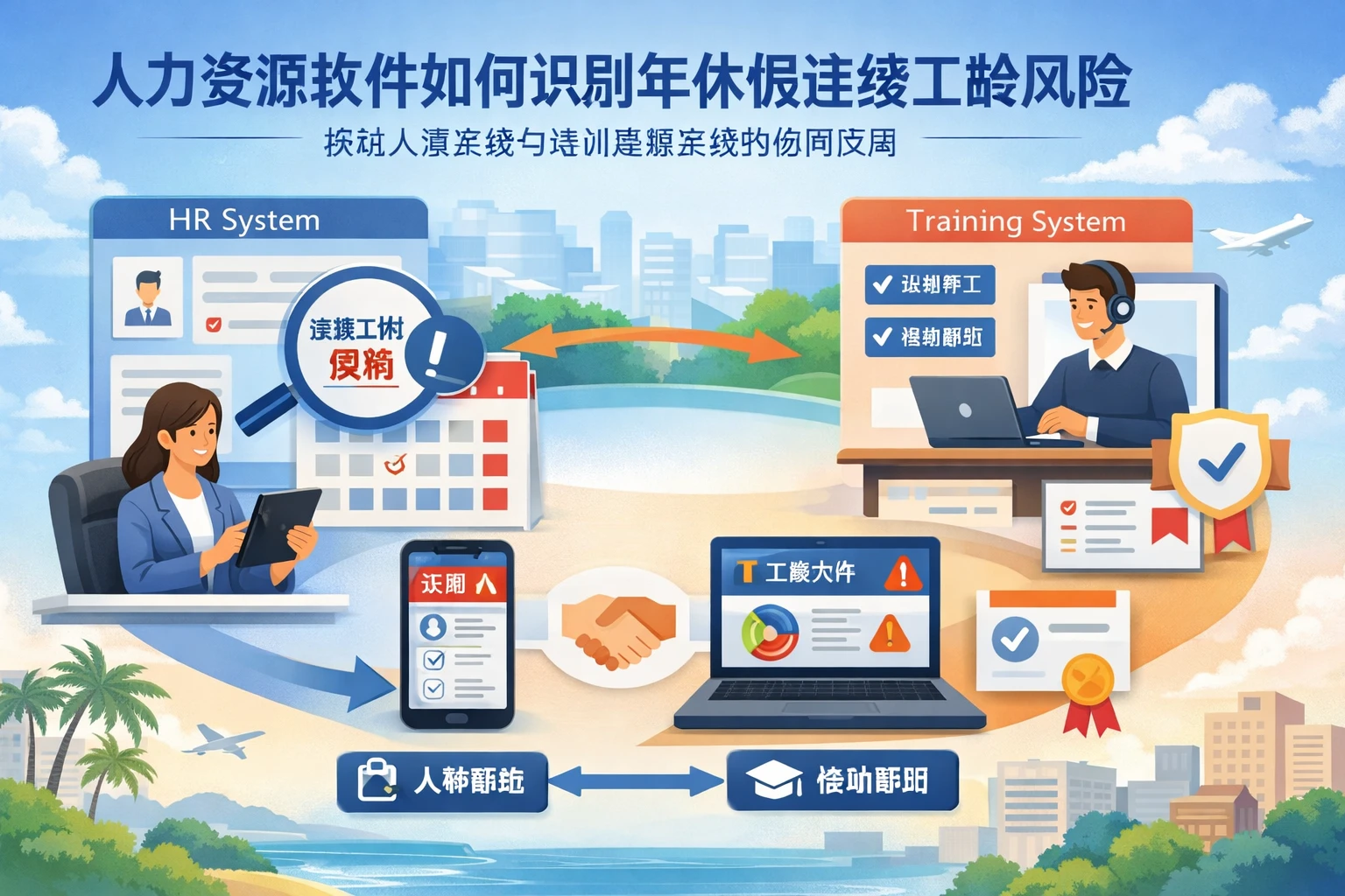 人力资源软件如何识别年休假连续工龄风险：移动人事系统与培训管理系统的协同应用