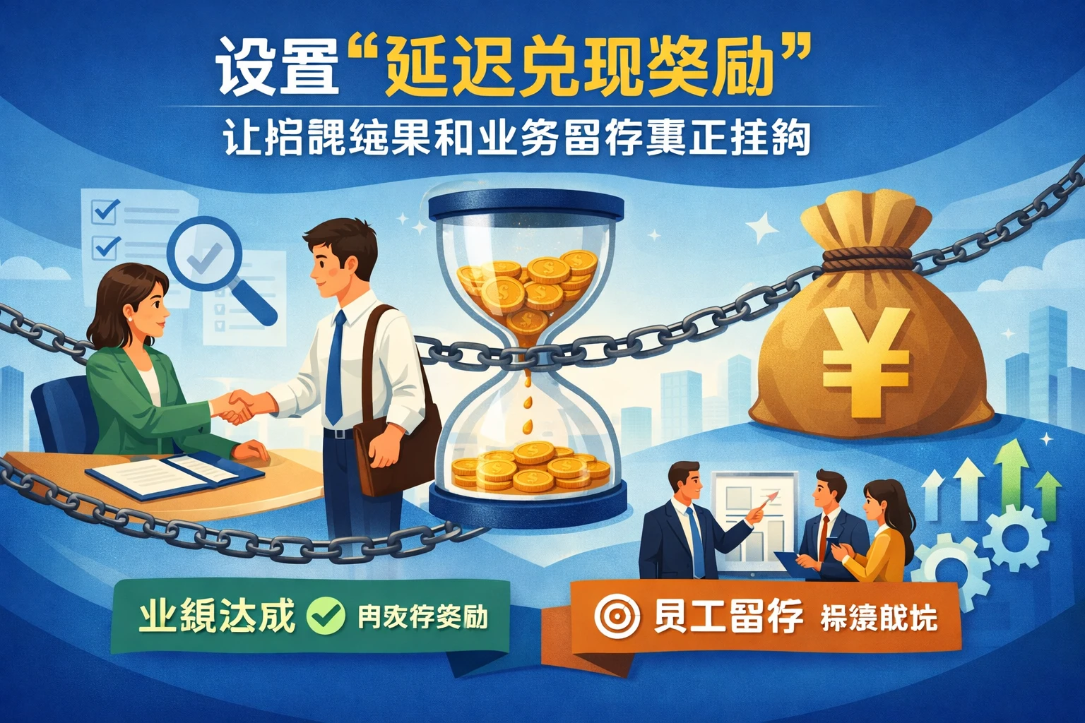 设置“延迟兑现奖励”，让招聘结果和业务留存真正挂钩