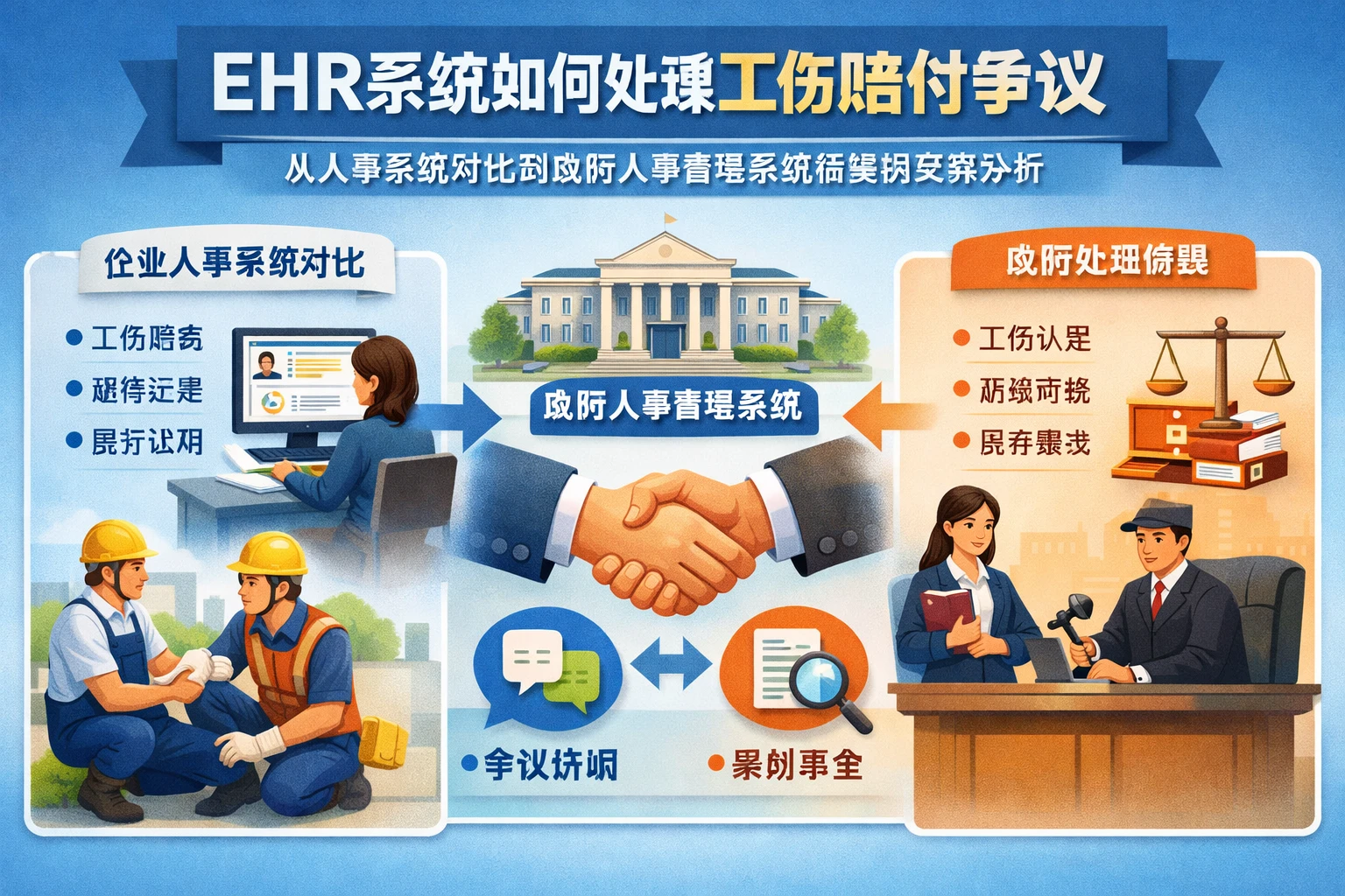ehr系统如何处理工伤赔付争议：从人事系统对比到政府人事管理系统衔接的实务分析