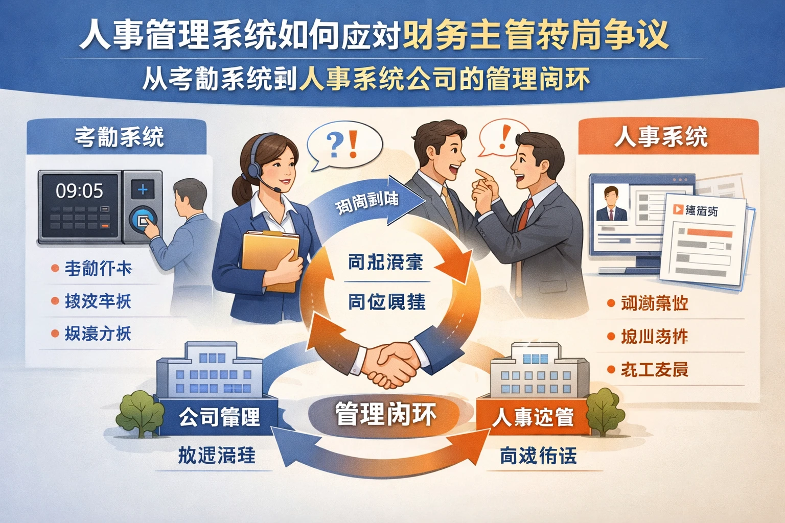 人事管理系统如何应对财务主管转岗争议:从考勤系统到人事系统公司的管理闭环