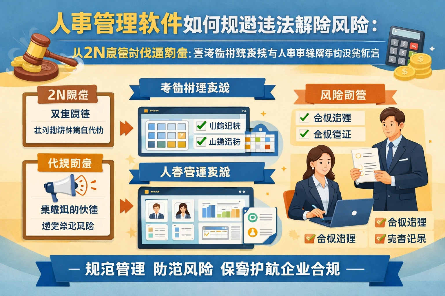 人事管理软件如何规避违法解除风险：从2N赔偿到代通知金，看考勤排班系统与人事系统推荐的实务价值
