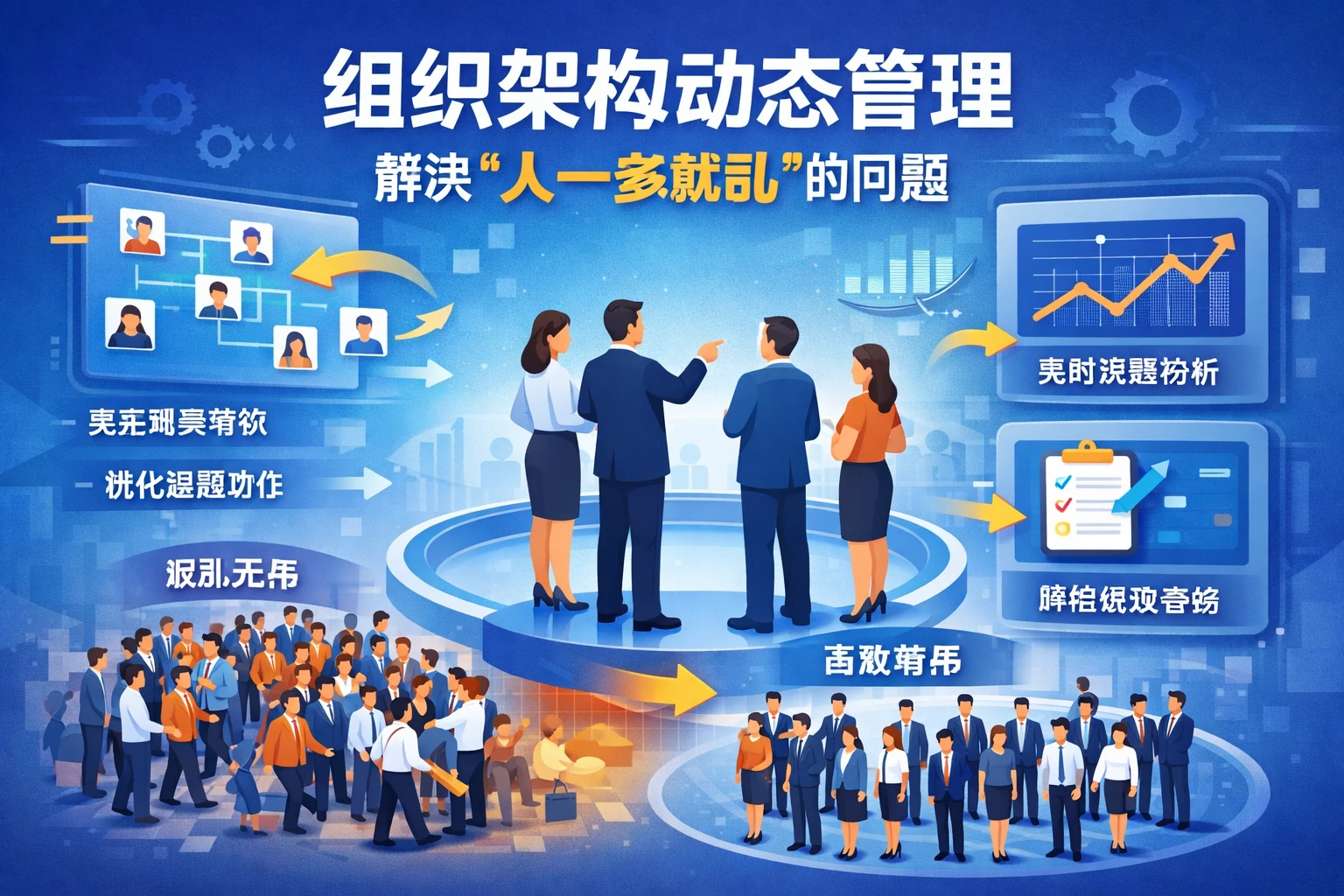 组织架构动态管理,解决“人一多就乱”的问题