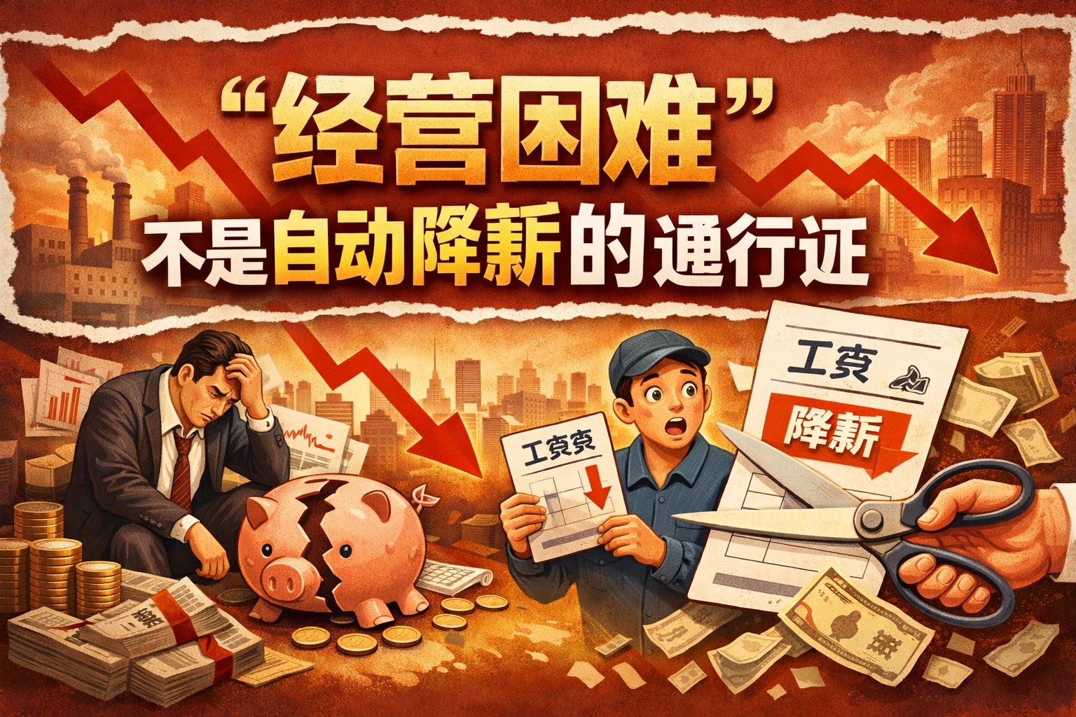 “经营困难”不是自动降薪的通行证
