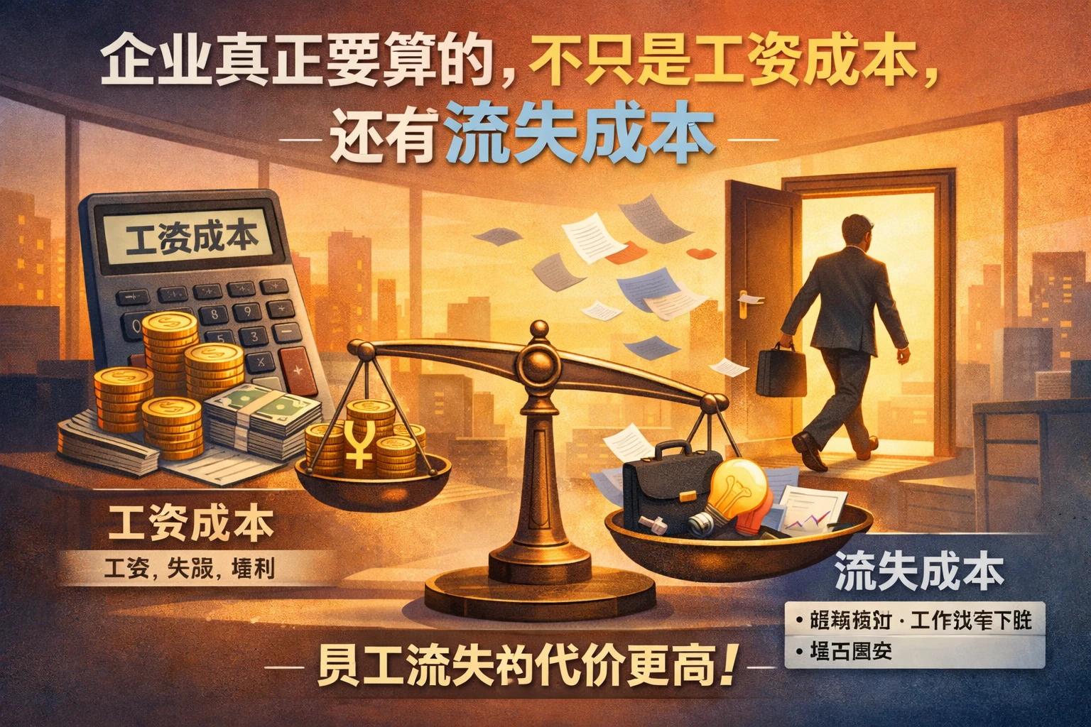 企业真正要算的,不只是工资成本,还有流失成本