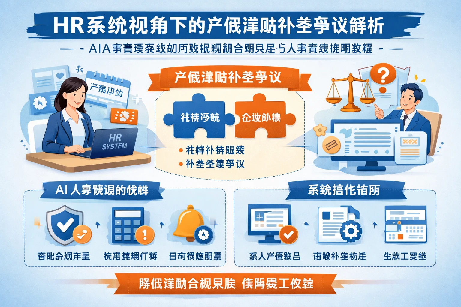 HR系统视角下的产假津贴补差争议解析:AI人事管理系统如何降低薪酬合规风险与人事系统使用教程