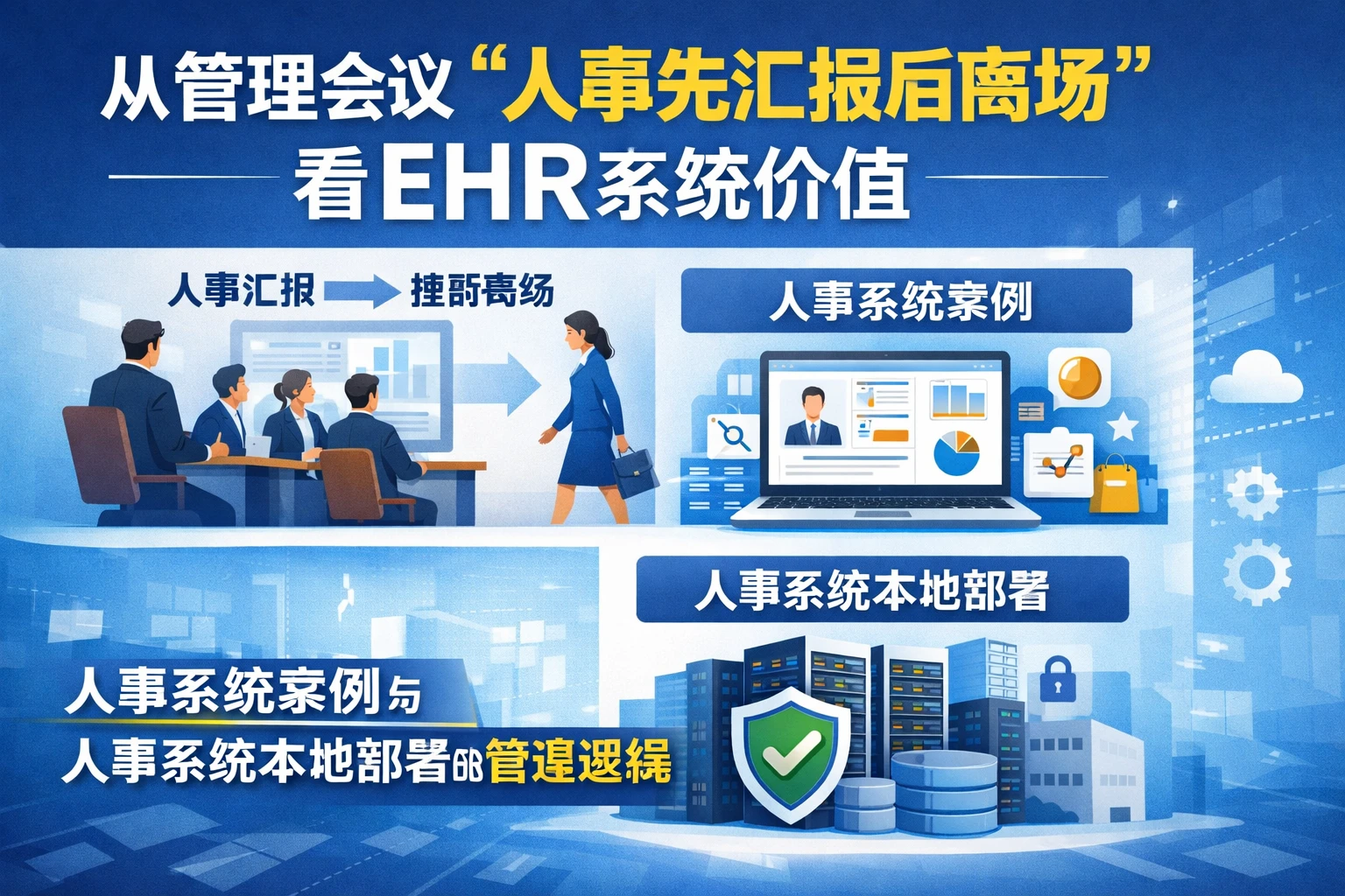 从管理会议“人事先汇报后离场”看ehr系统价值:人事系统案例与人事系统本地部署的管理逻辑