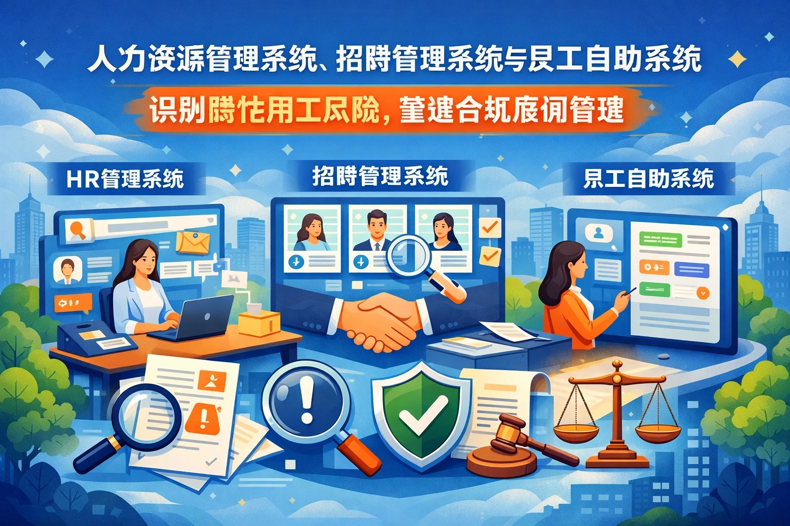 人力资源管理系统、招聘管理系统与员工自助系统：识别隐性用工风险，重建合规雇佣管理
