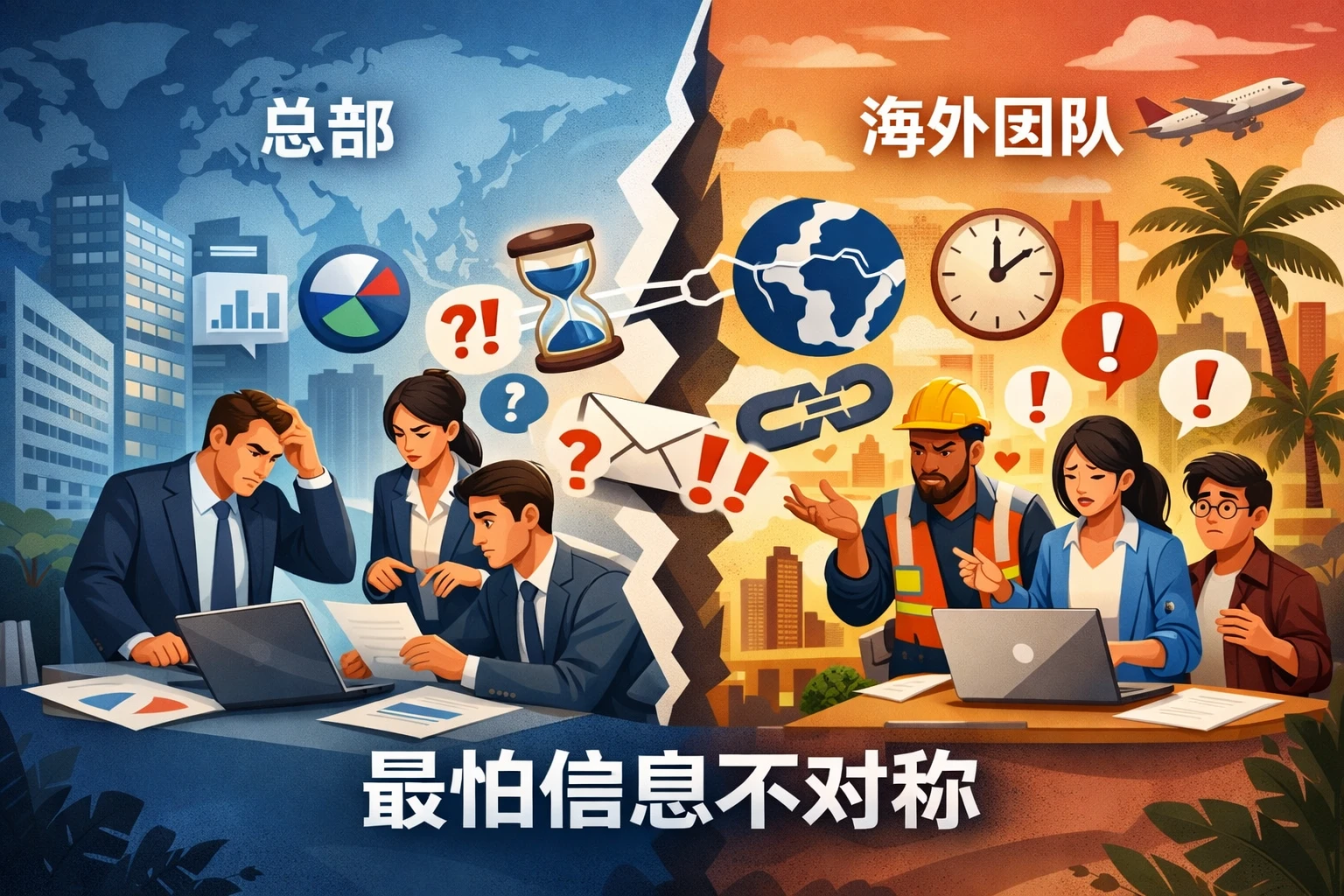 总部与海外团队之间，最怕信息不对称