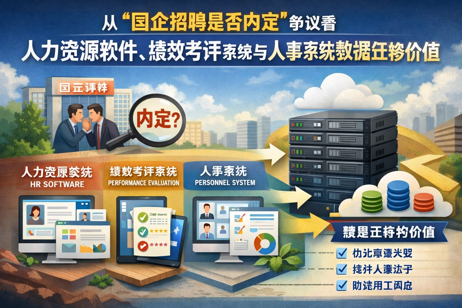从“国企招聘是否内定”争议看人力资源软件、绩效考评系统与人事系统数据迁移的价值