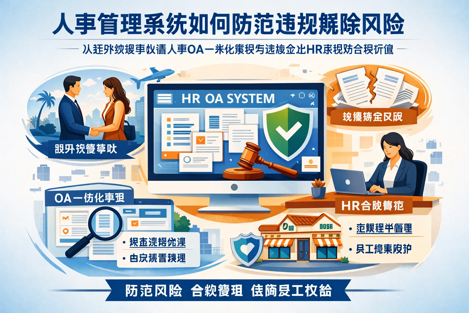 人事管理系统如何防范违规解除风险：从驻外恋爱争议看人事OA一体化系统与连锁企业HR系统的合规价值