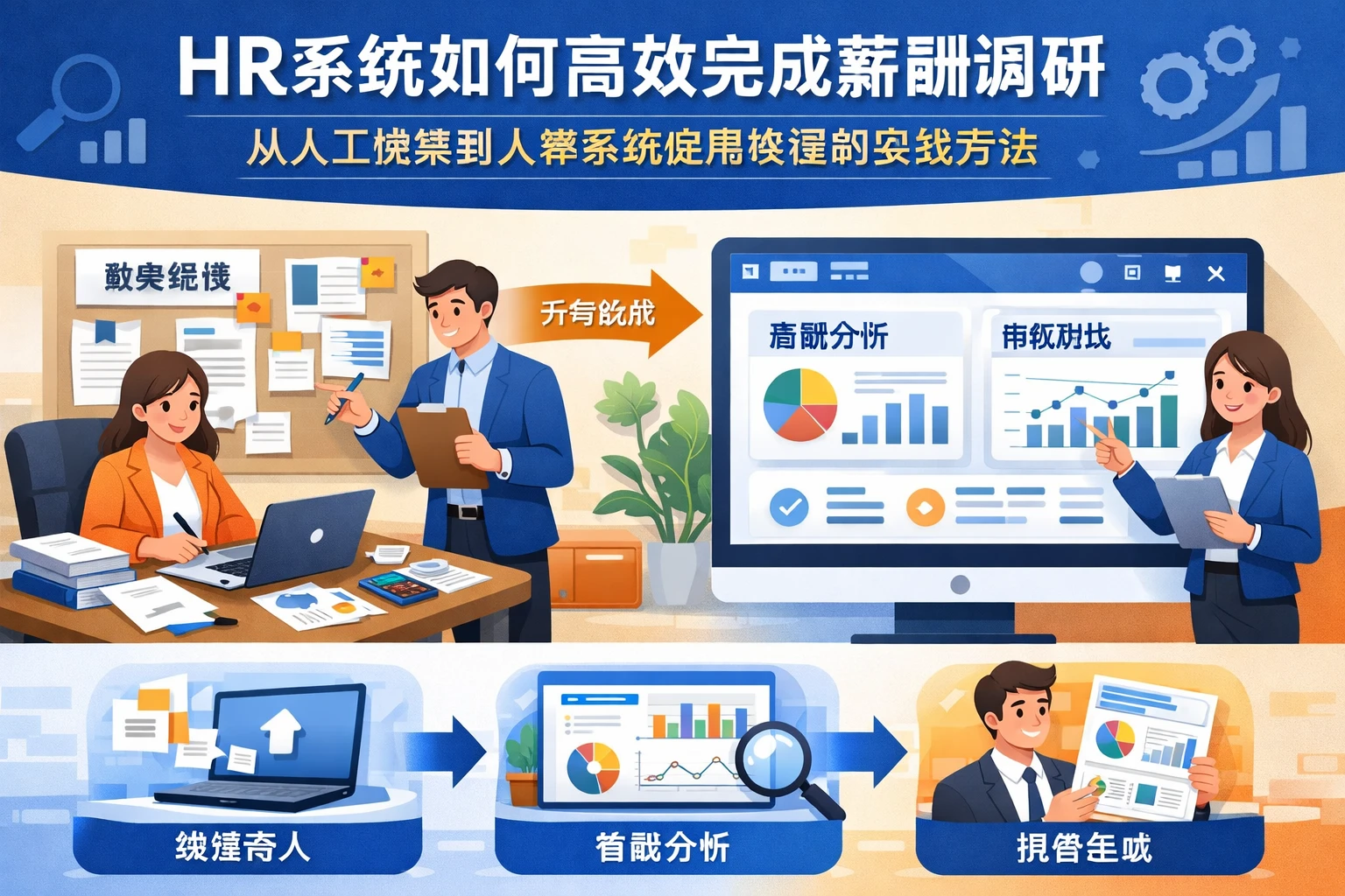 HR系统如何高效完成薪酬调研:从人工搜集到人事系统使用教程的实战方法