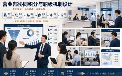 2026年证券营业部绩效如何重构：开户转化、投顾触达留痕与职级管理机制设计