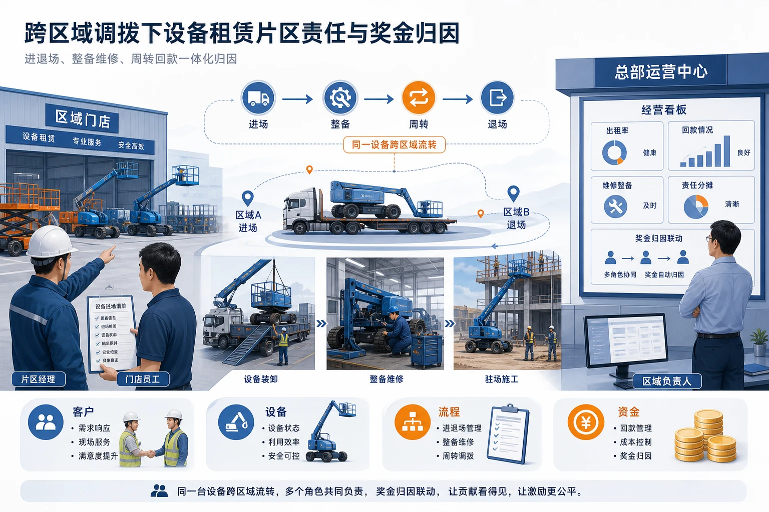 2026年跨区域调拨下设备租赁片区责任与奖金归因机制