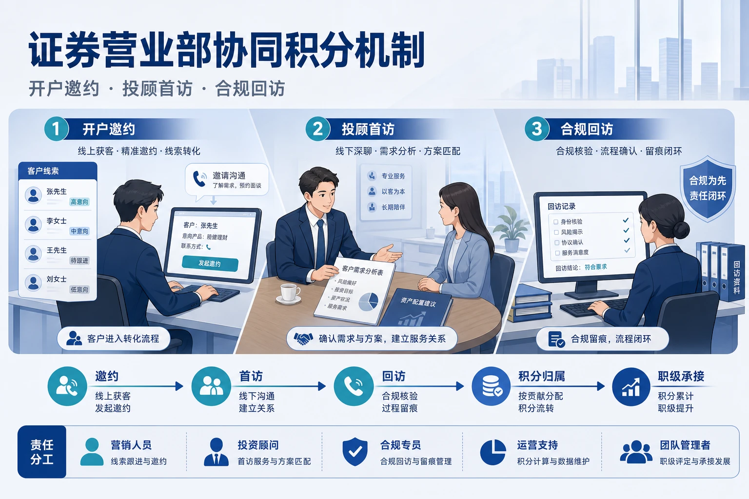 2026年证券营业部开户邀约与投顾合规协同积分机制