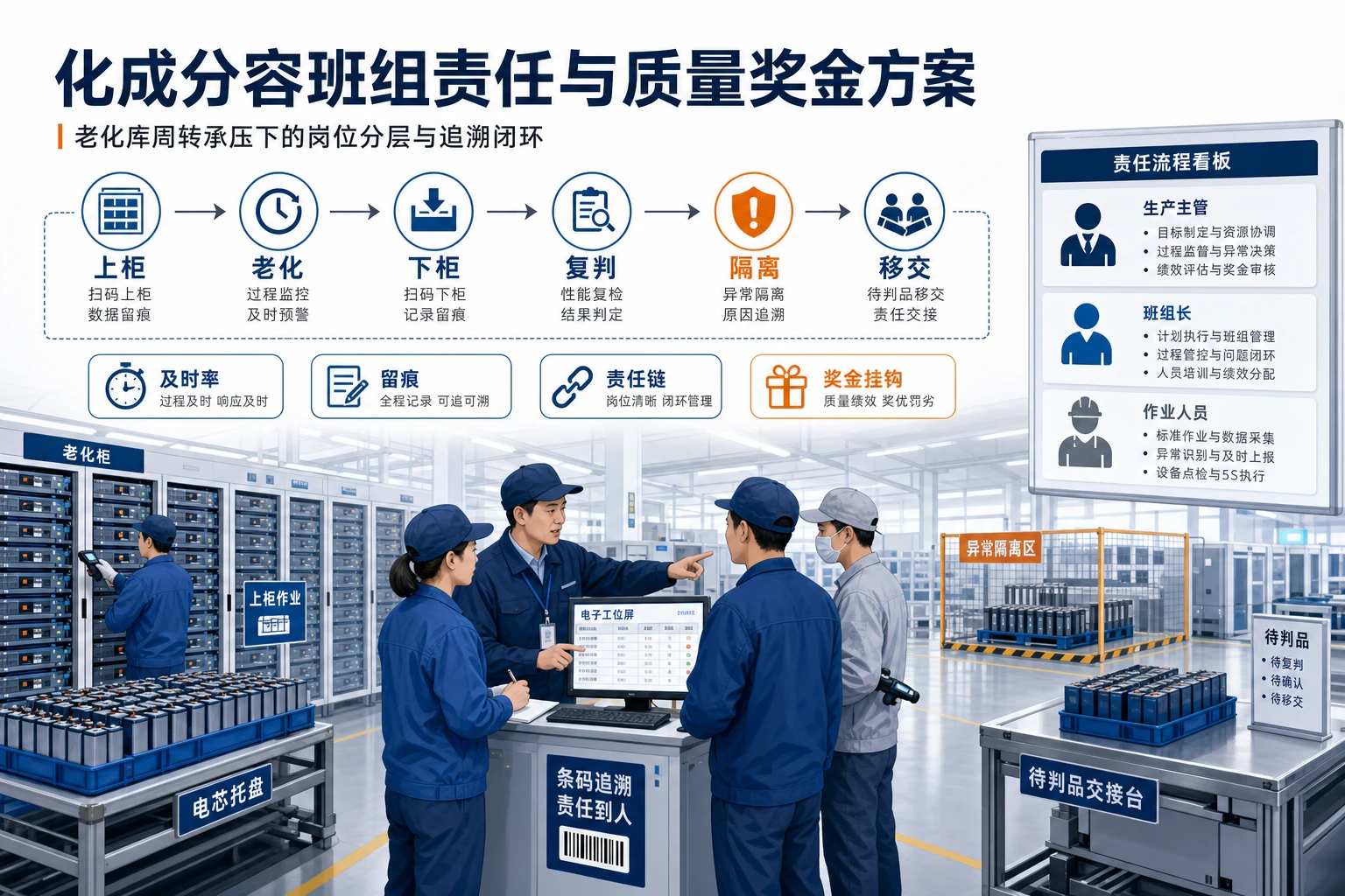 2026年老化库周转承压下化成分容班组责任与质量奖金方案