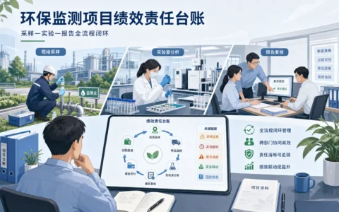 环保监测项目绩效责任台账模板：采样延期、实验超时与报告返修责任划分（2026年版）