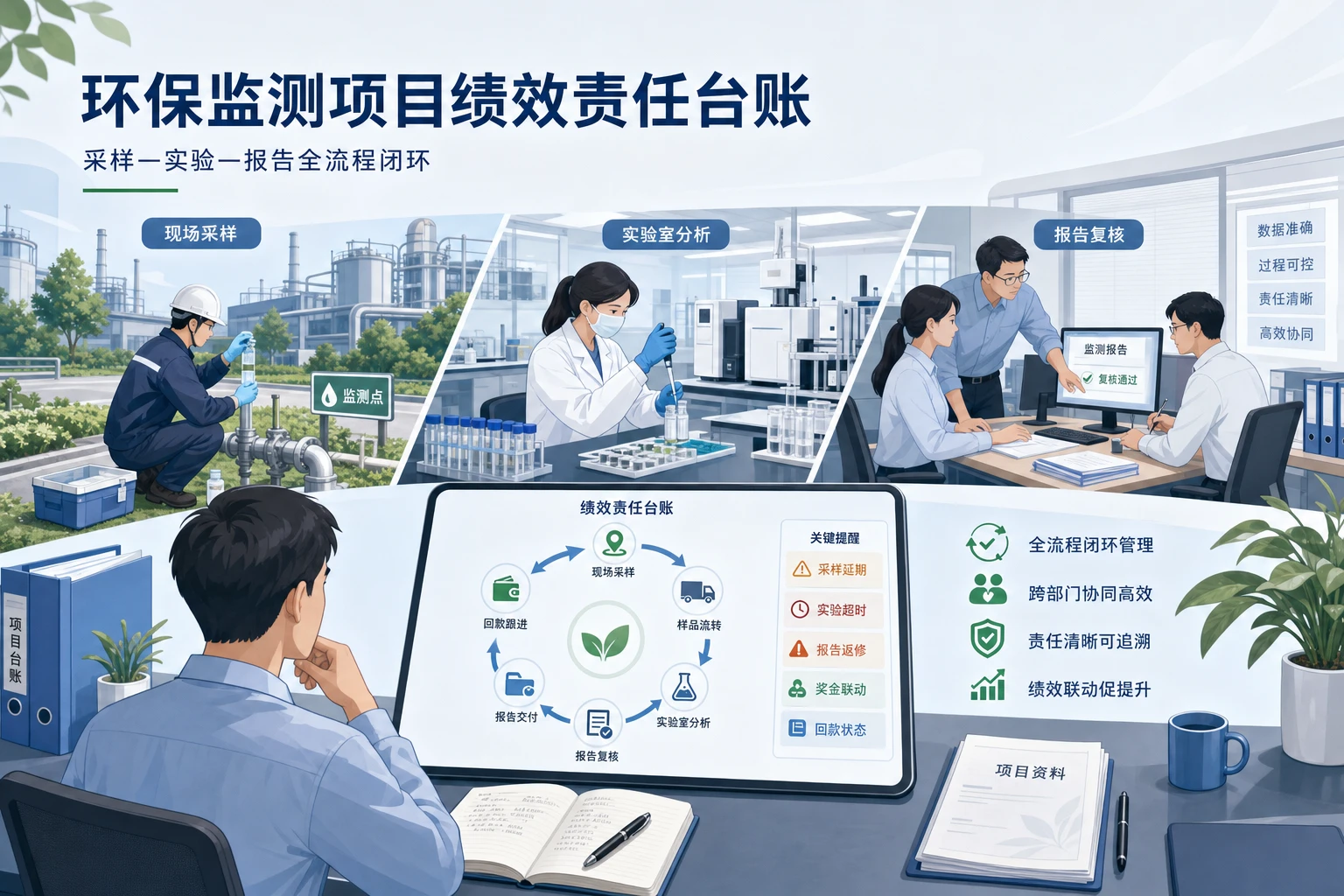 环保监测项目绩效责任台账模板与划分方法（2026年版）