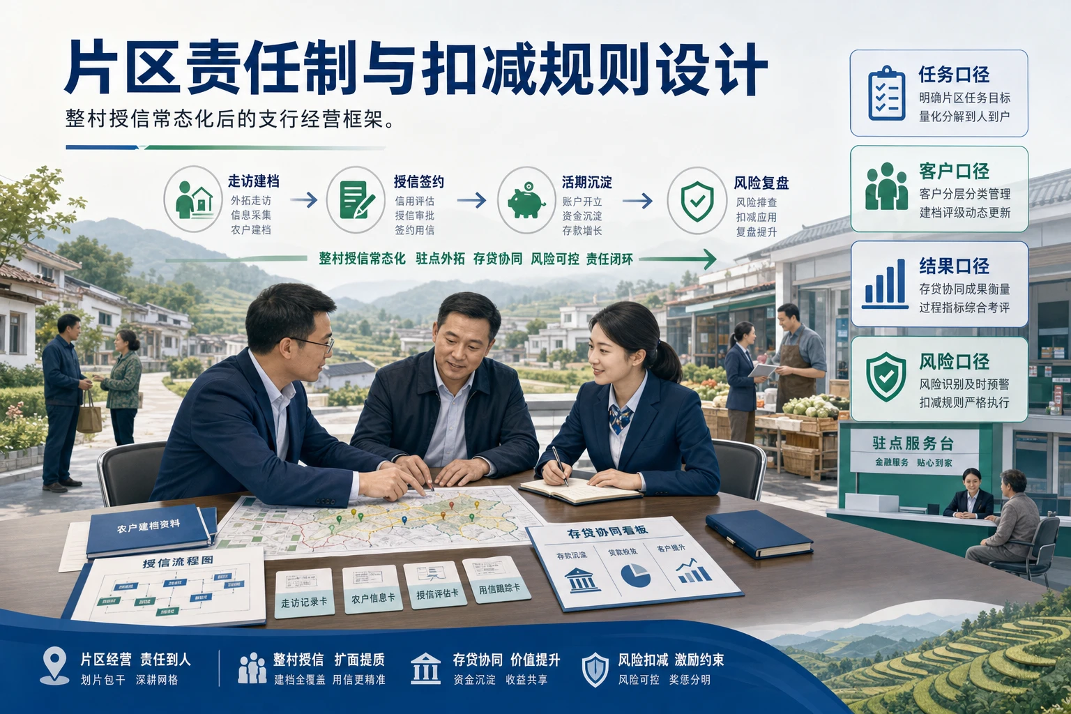 2026年整村授信常态化后农商行片区责任制与扣减规则设计