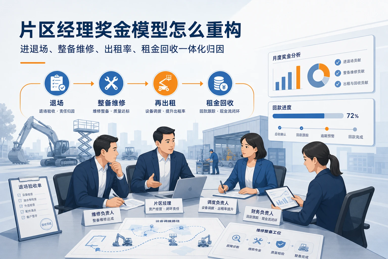 老旧设备占比走高后片区经理奖金模型怎么重构