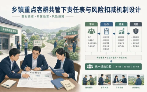 农商行乡镇重点客群共管：责任表设计与风险扣减机制拆解