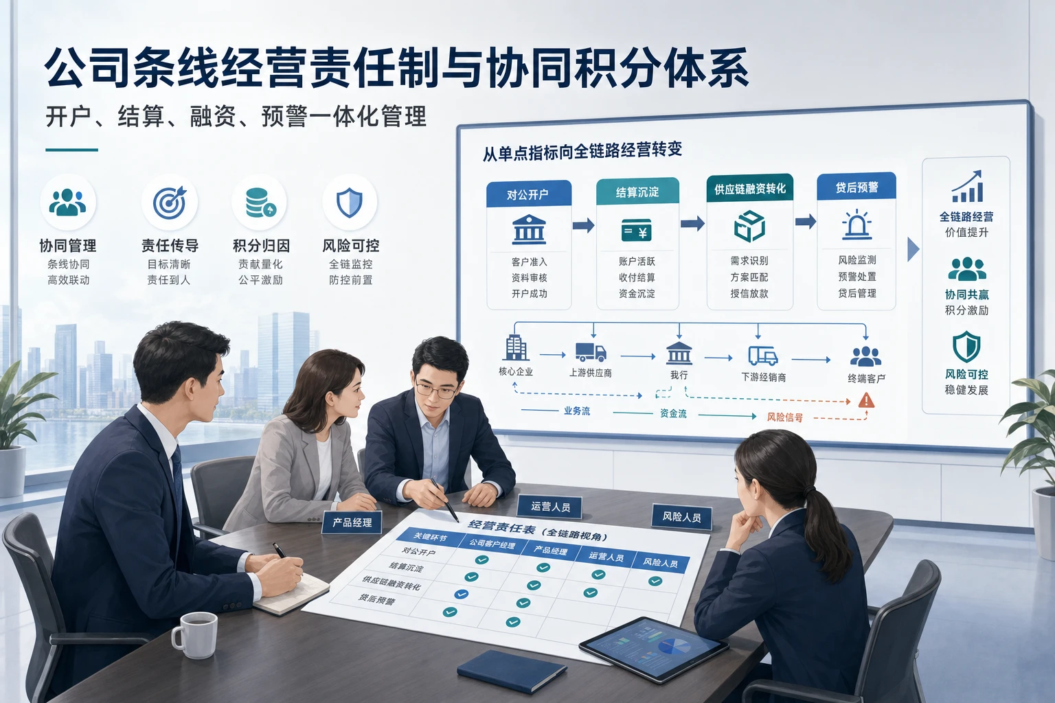 城商行公司条线经营责任制与协同积分体系设计（2026年版）