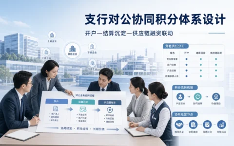 城商行对公绩效怎么设计：园区企业批量开户后的支行协同积分体系与责任划分