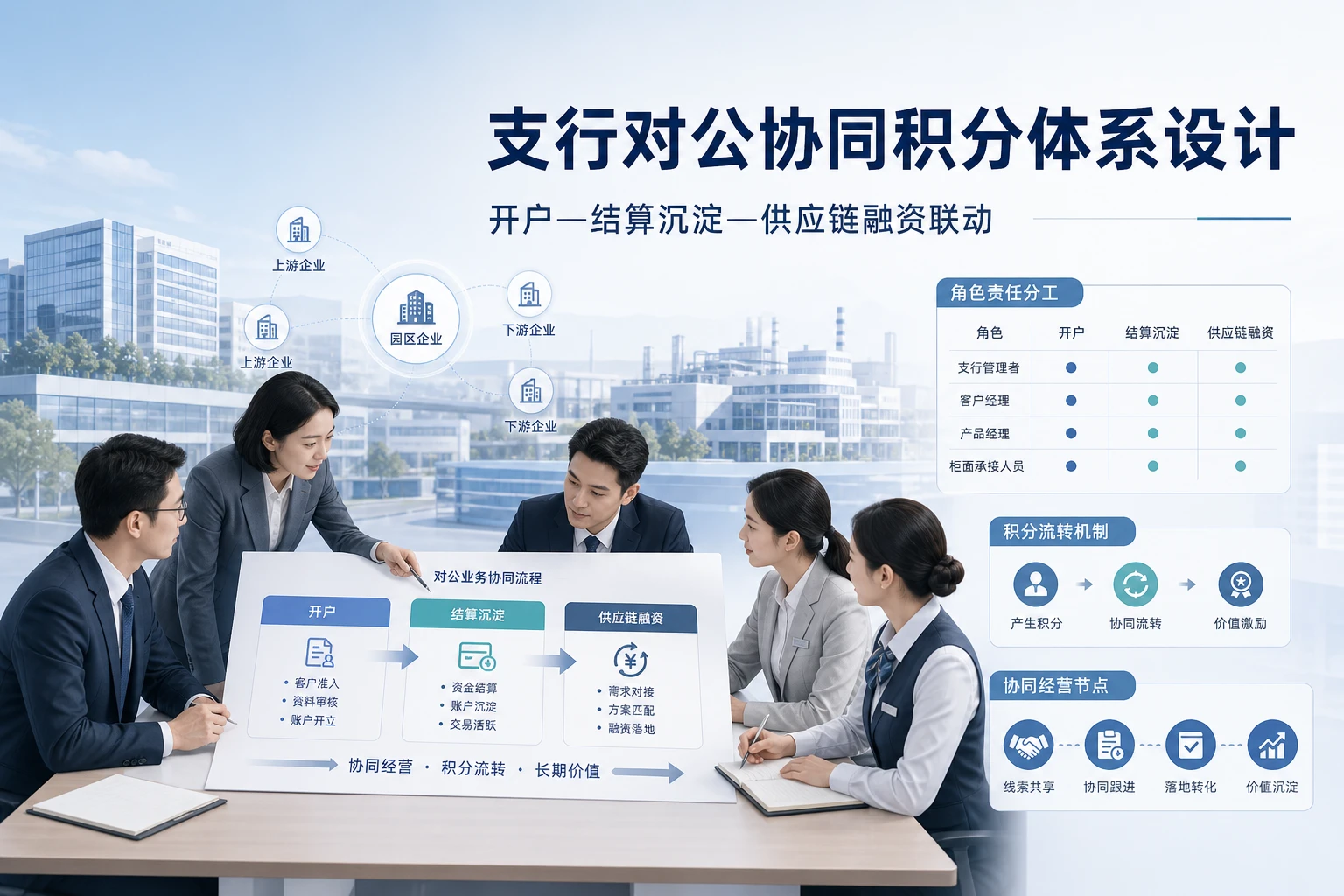 园区企业批量拓展下支行对公协同积分体系设计