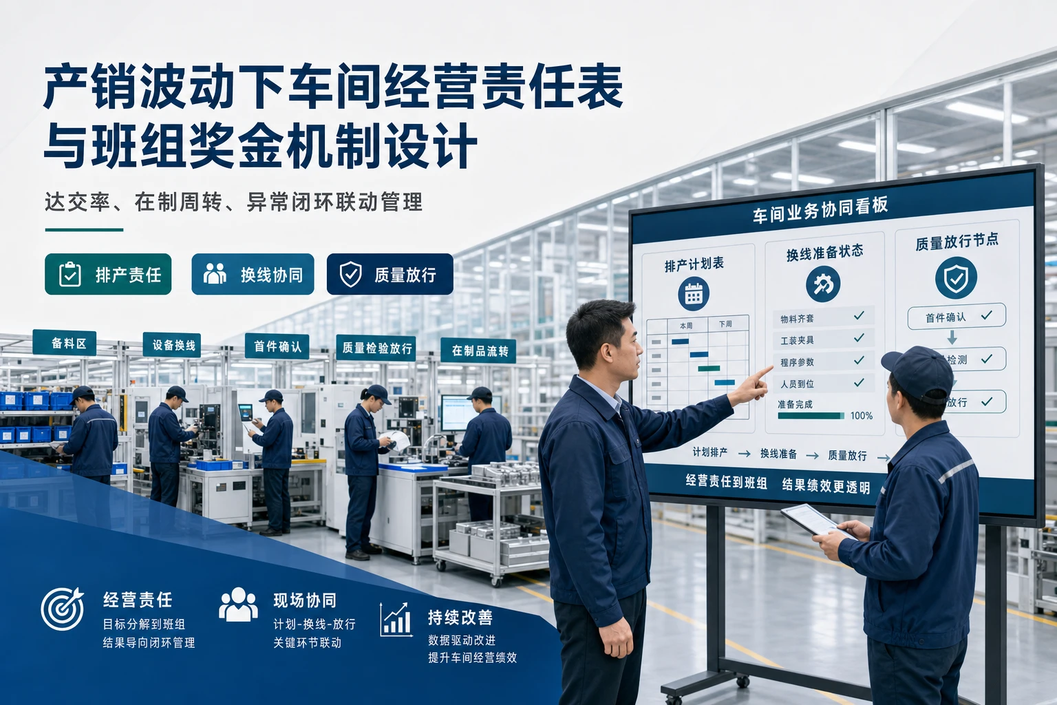 产销波动下车间经营责任表与班组奖金机制设计