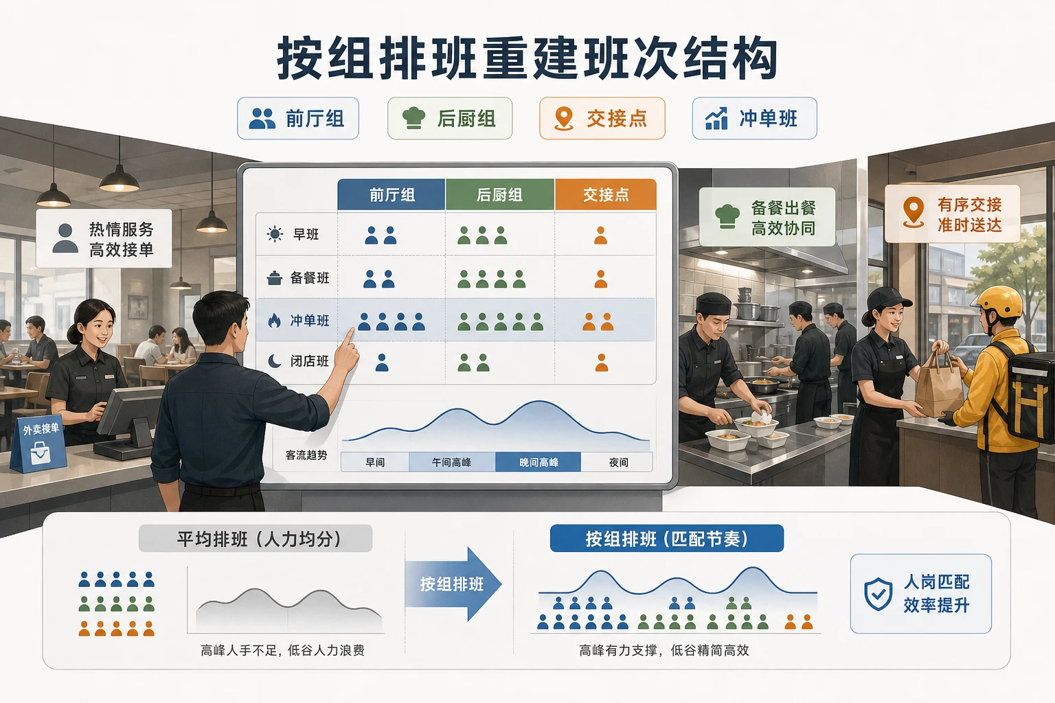 连锁餐饮门店外卖履约联奖联扣与排班机制设计(2026年版)
