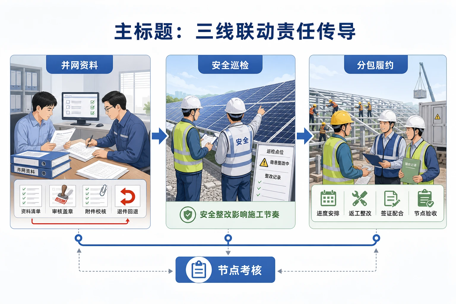 2026年光伏EPC项目经理责任矩阵与节点激励分层设计