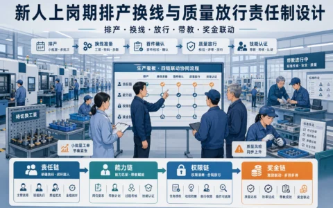制造业车间绩效如何联动排产、换线与质量放行：主管责任制与班组奖金分配设计
