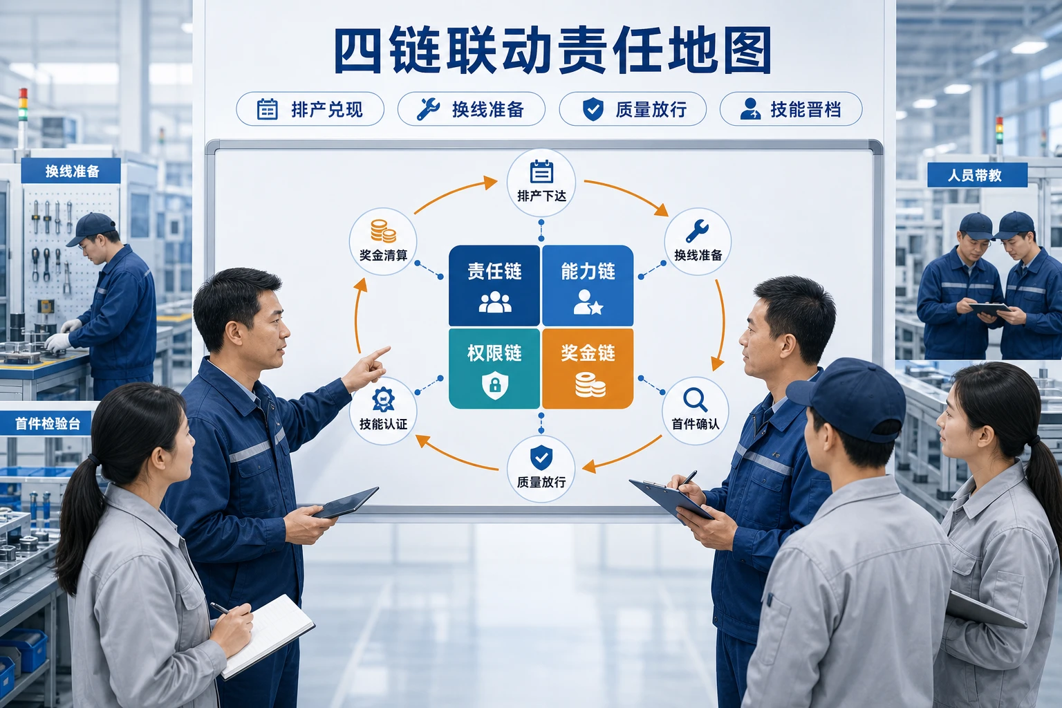 新人上岗期排产换线与质量放行责任制设计