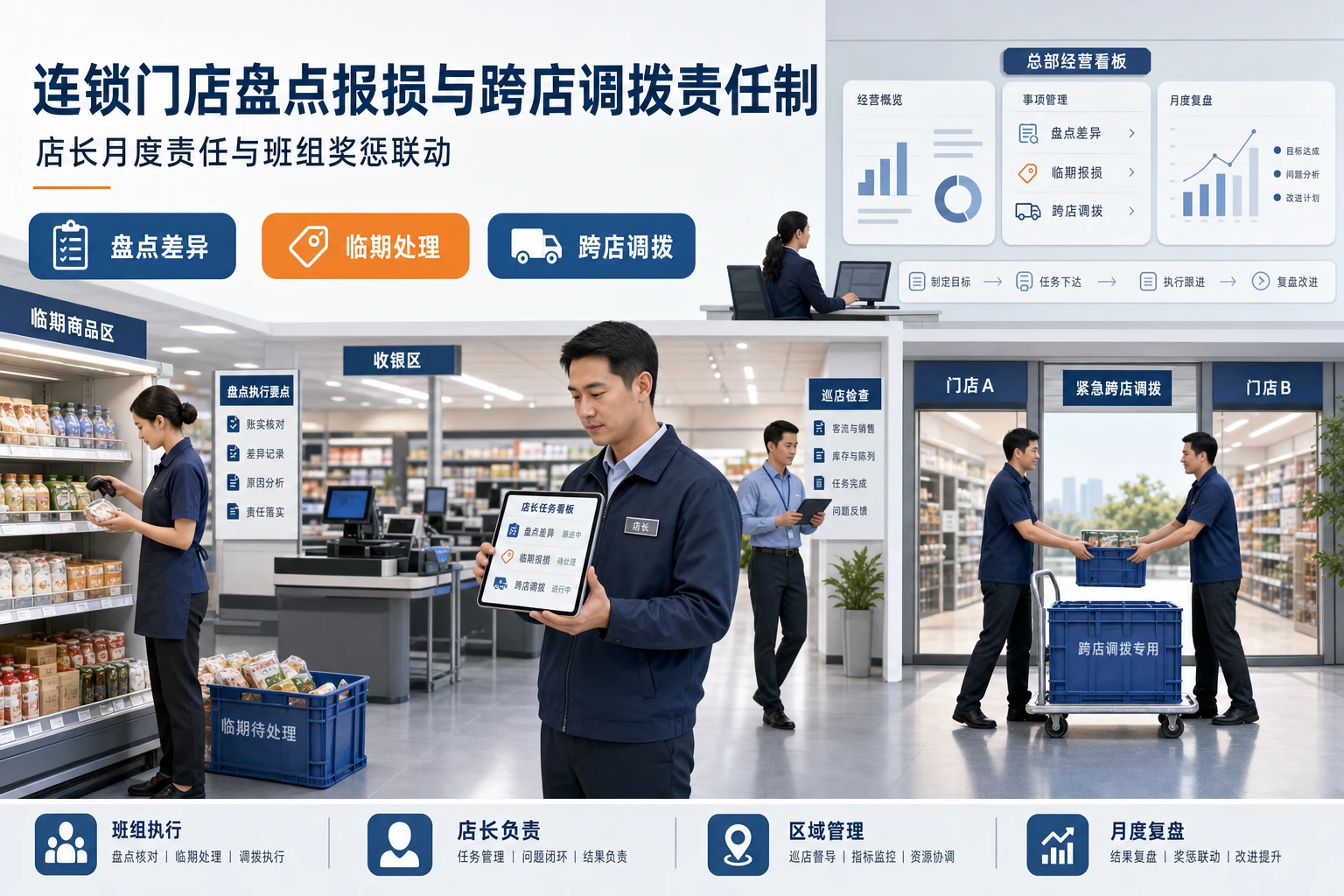 连锁门店盘点报损与跨店调拨责任制设计（2026年版）