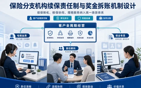 2026年保险分支机构续保绩效怎么重设：客户经理责任制、奖金拆账与风险扣减框架