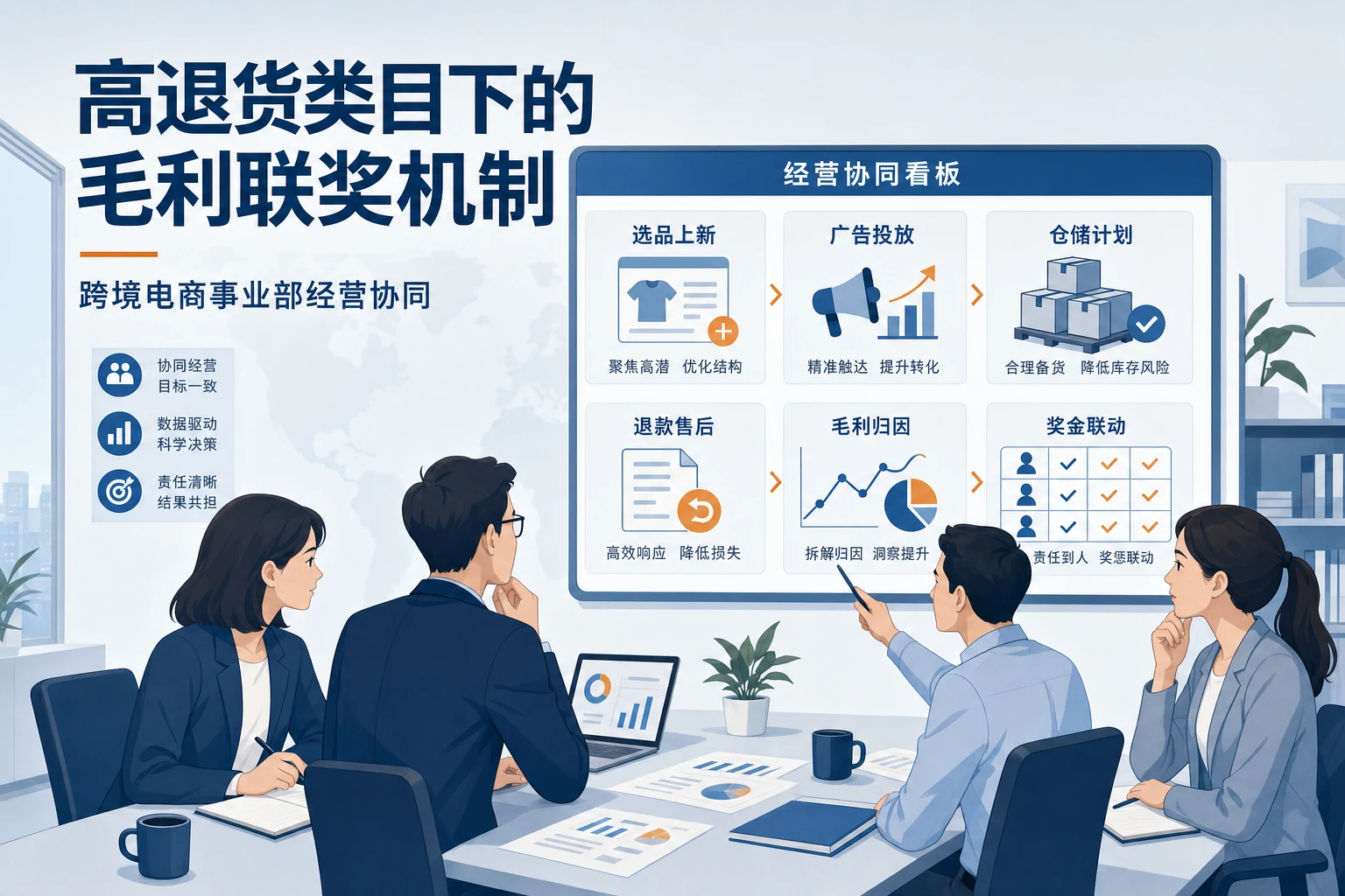 2026年高退货类目扩张下跨境电商毛利联奖机制设计