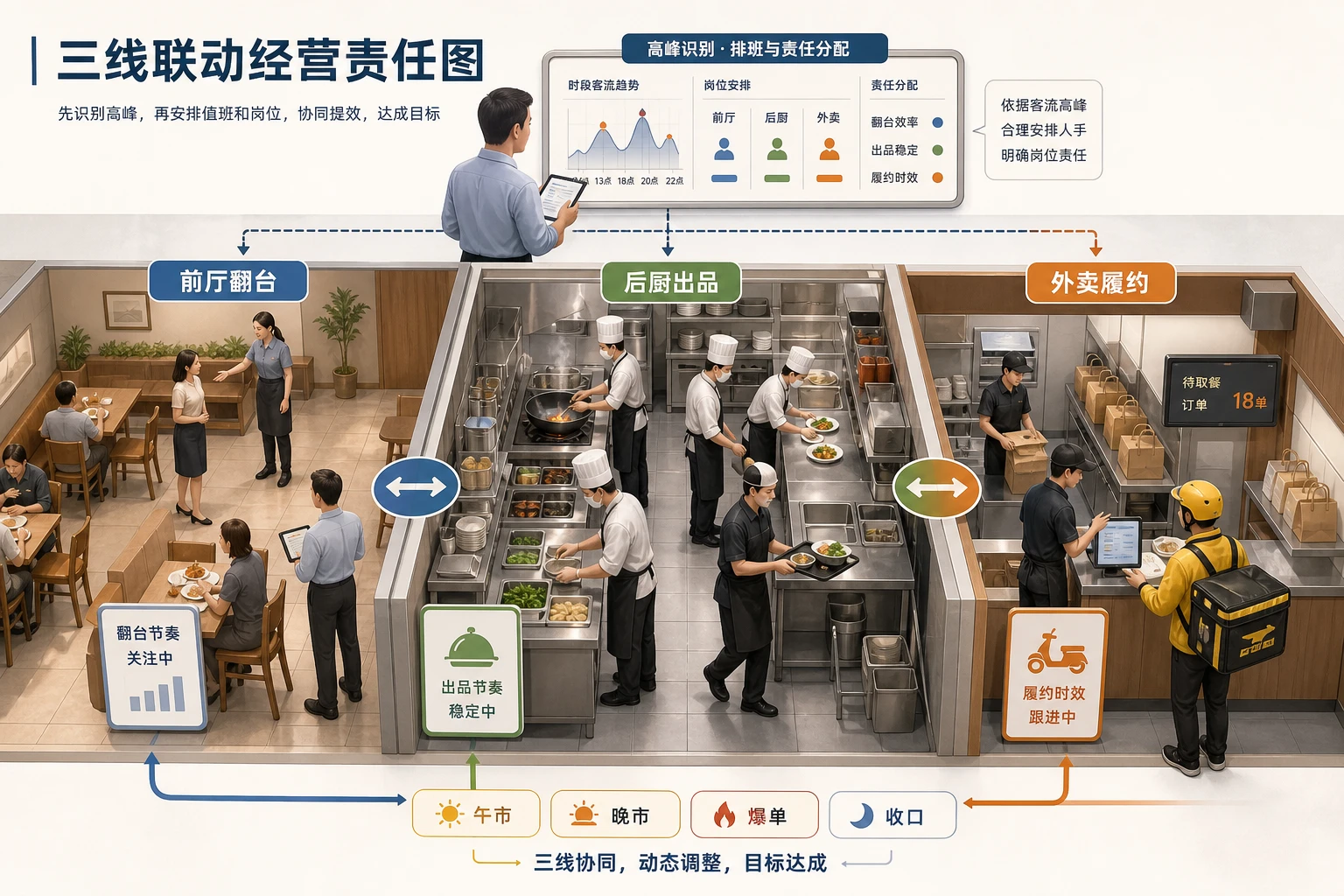 2026年连锁餐饮老店带新店的排班与奖金责任划分