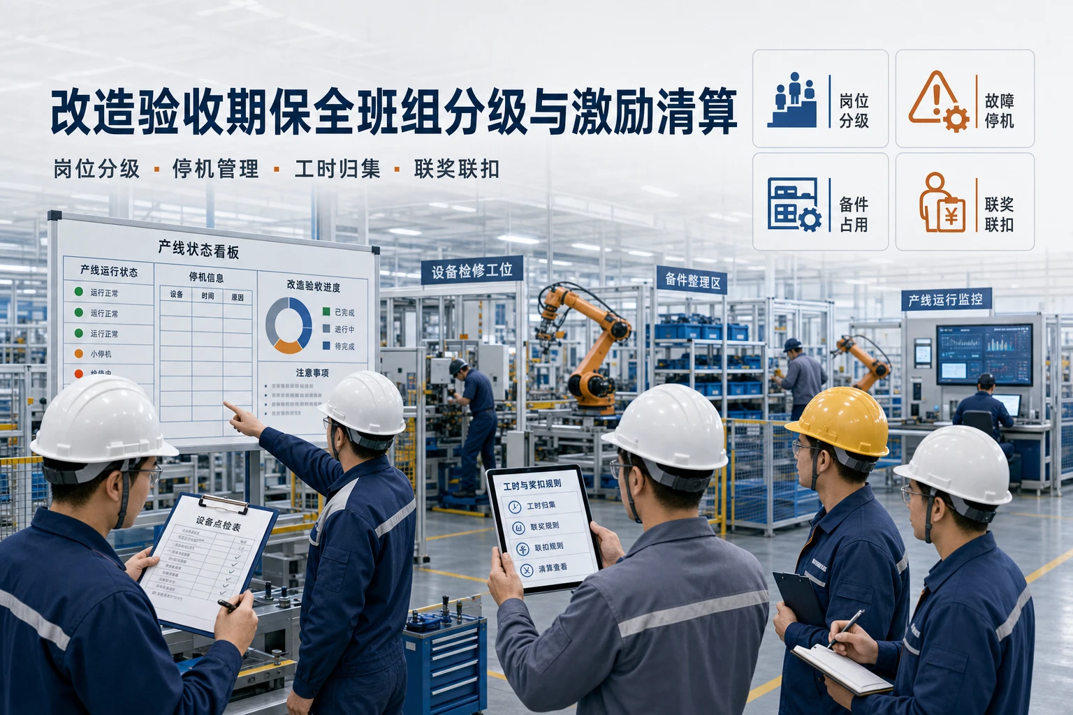 2026年自动化产线改造验收期保全班组分级与激励清算设计