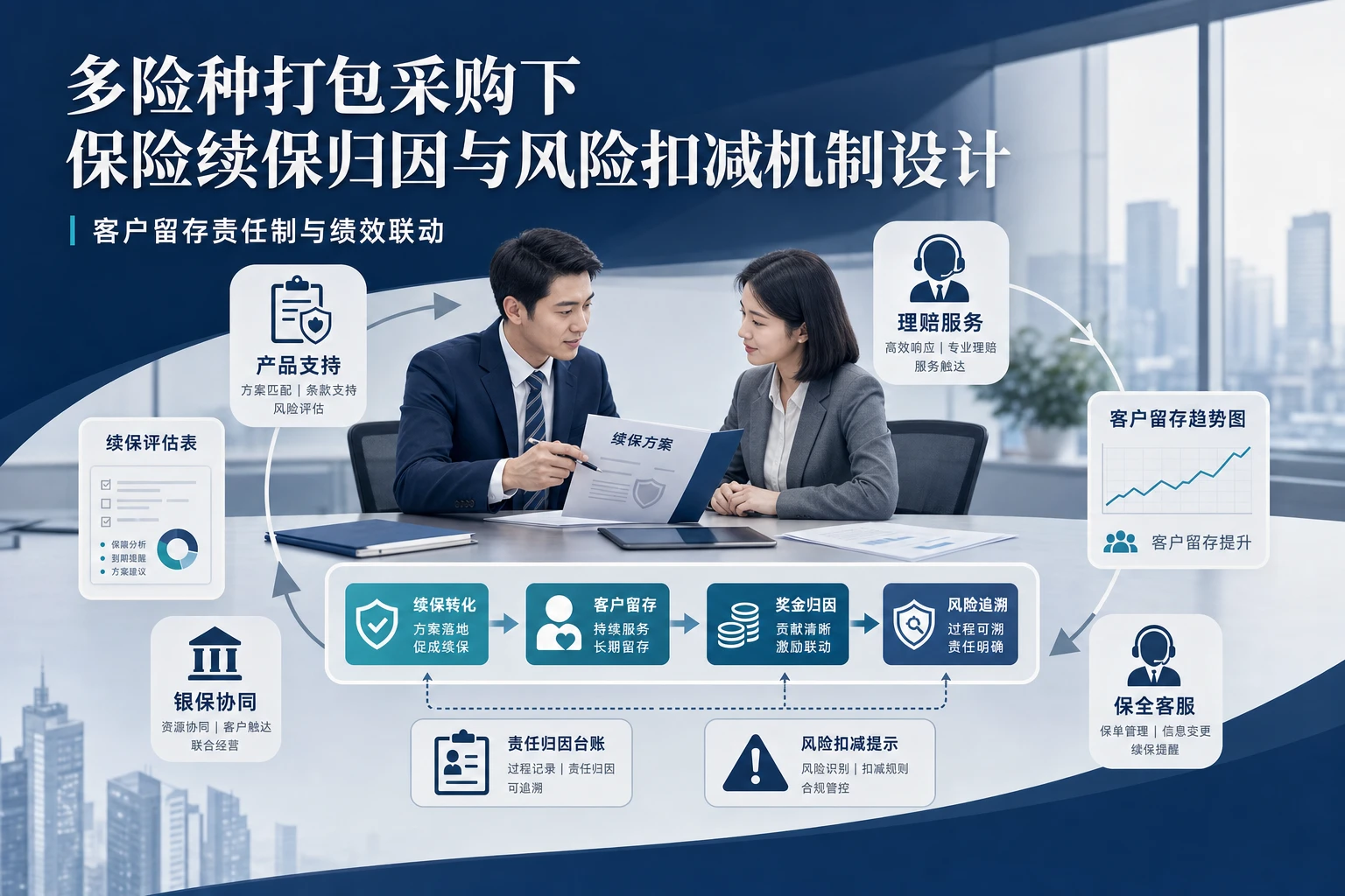 多险种打包采购下保险续保归因与风险扣减机制设计