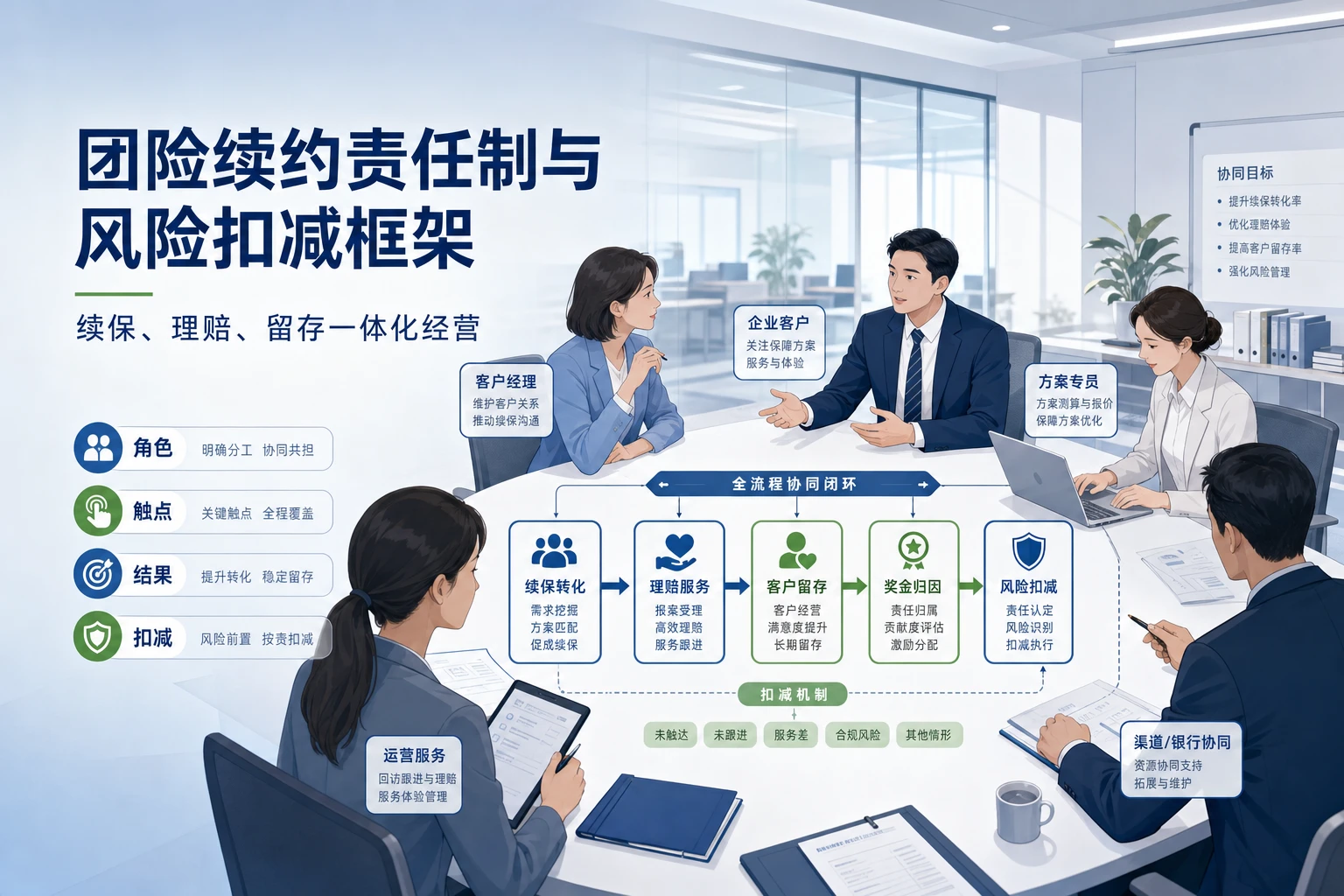 团险续约链条拉长后的续保责任制与风险扣减框架