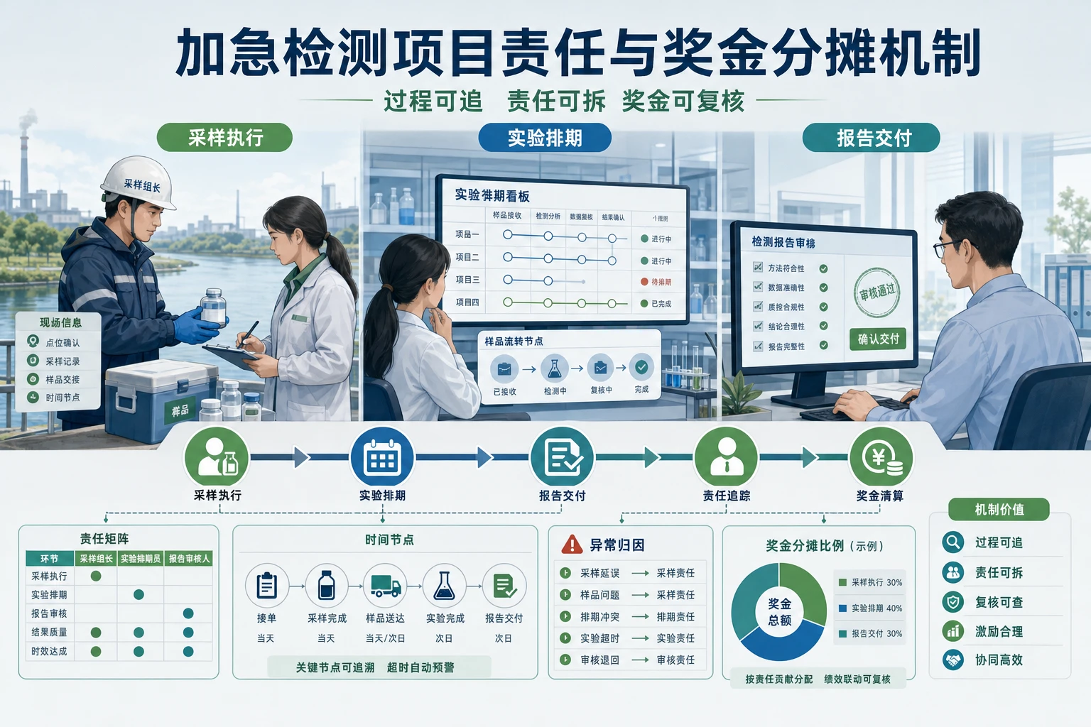 2026年加急检测项目下岗位责任与奖金分摊机制设计