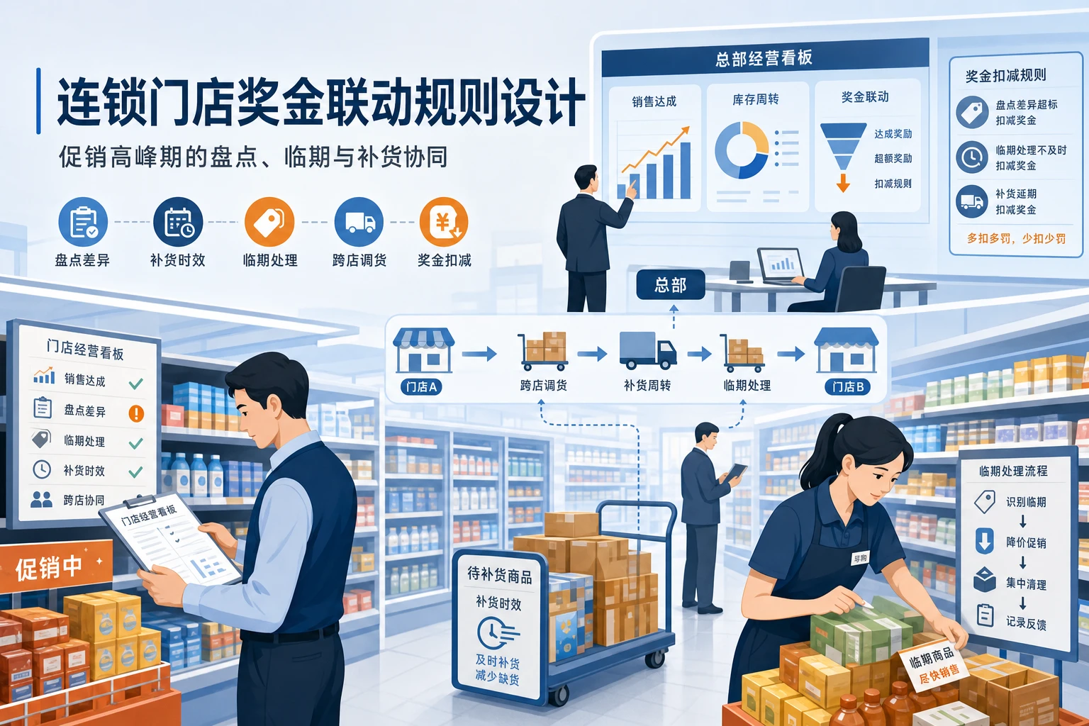 2026年会员促销档期压缩下连锁门店奖金联动规则设计