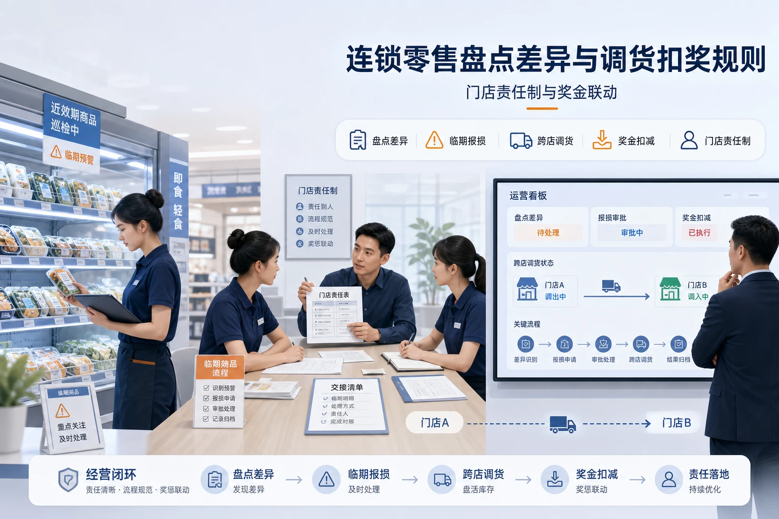 2026年连锁零售盘点差异、临期报损与调货扣奖规则设计