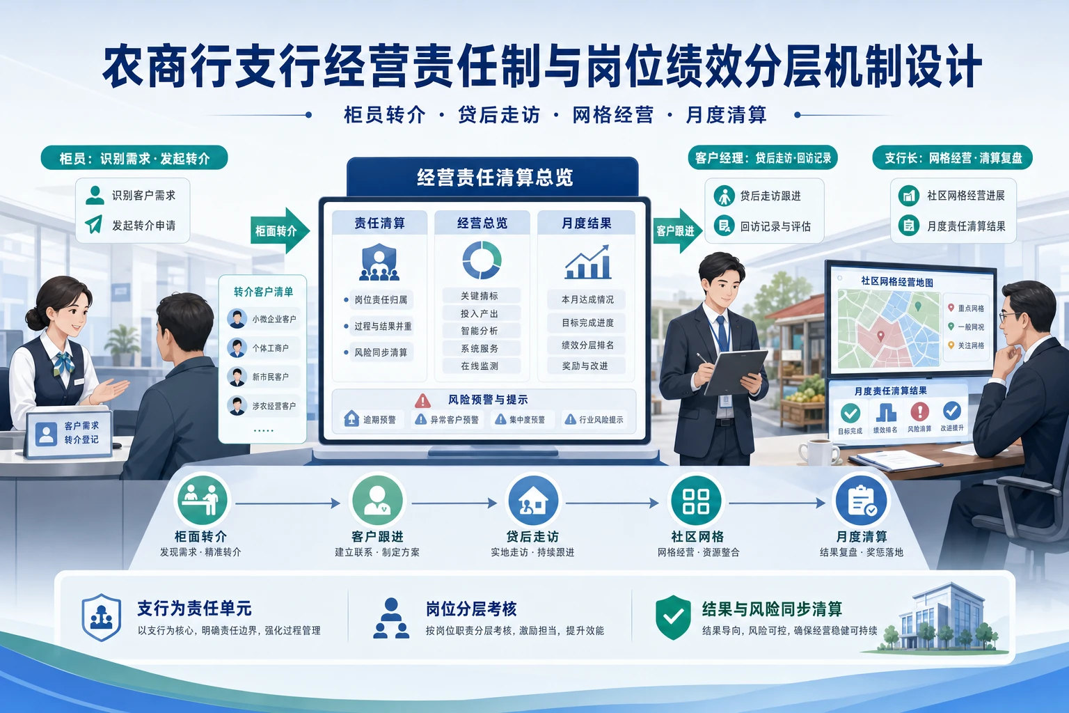 农商行支行经营责任制与岗位绩效分层机制设计