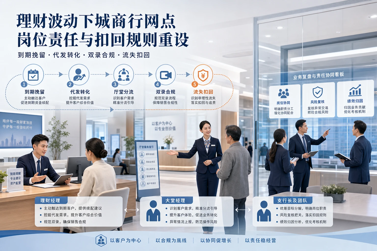 理财波动下城商行网点岗位责任与扣回规则重设（2026年版）
