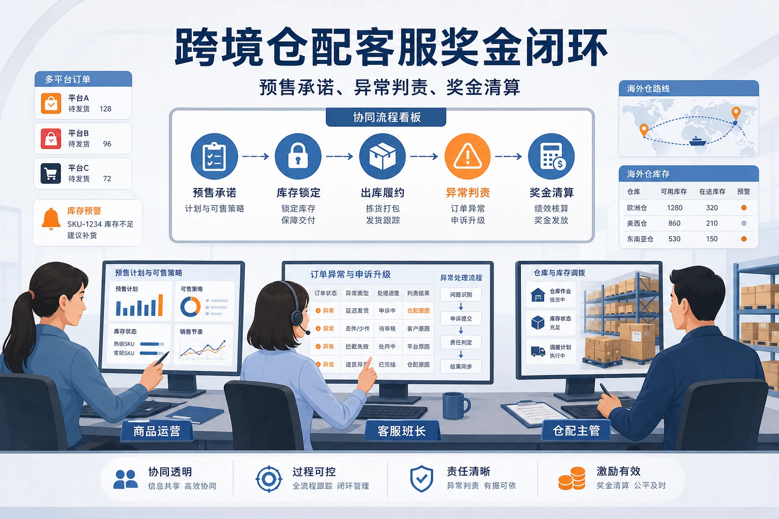 2026年预售大促下跨境仓配客服奖金闭环设计实务