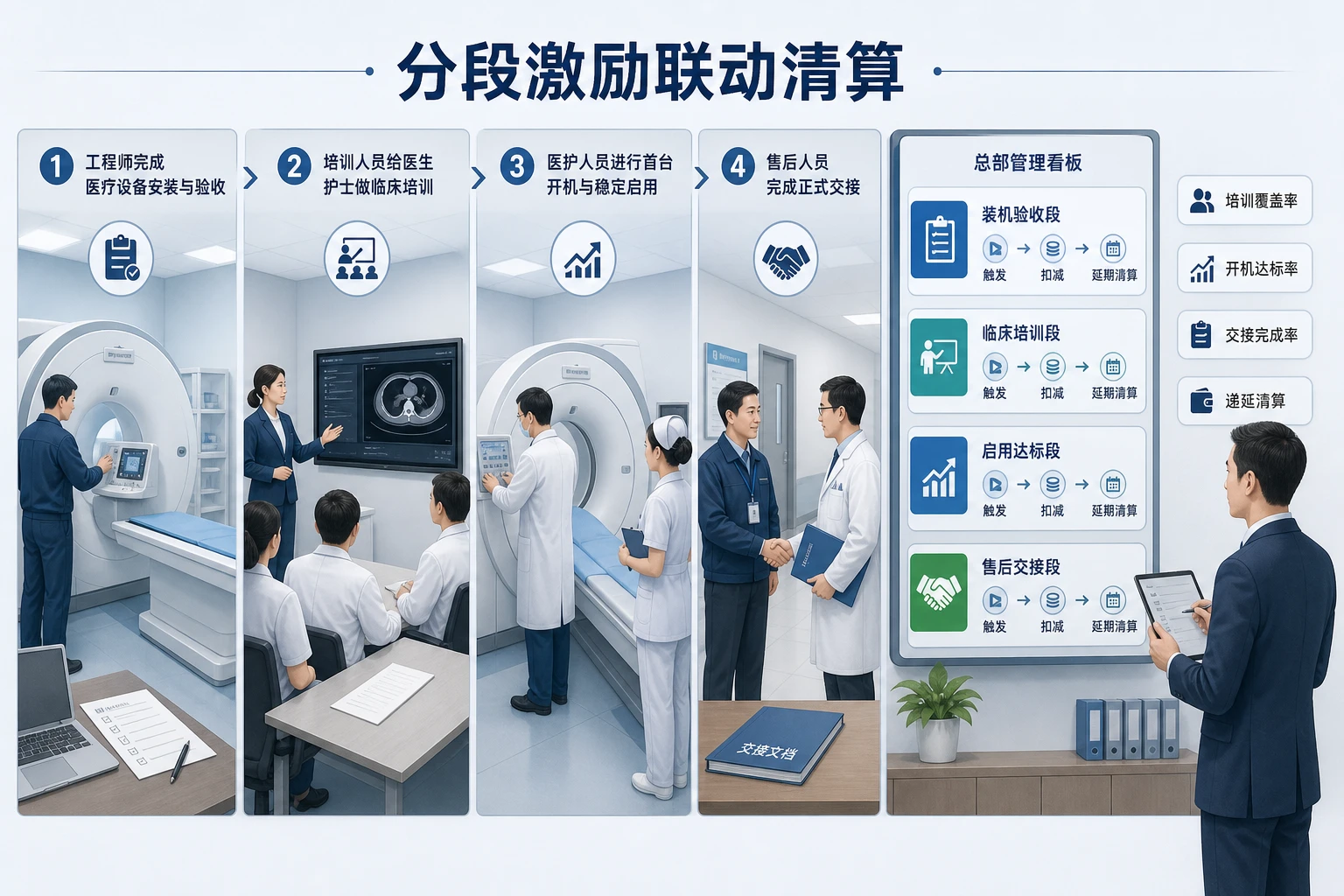 2026年集团医院集中上线下区域交付奖金清算机制设计