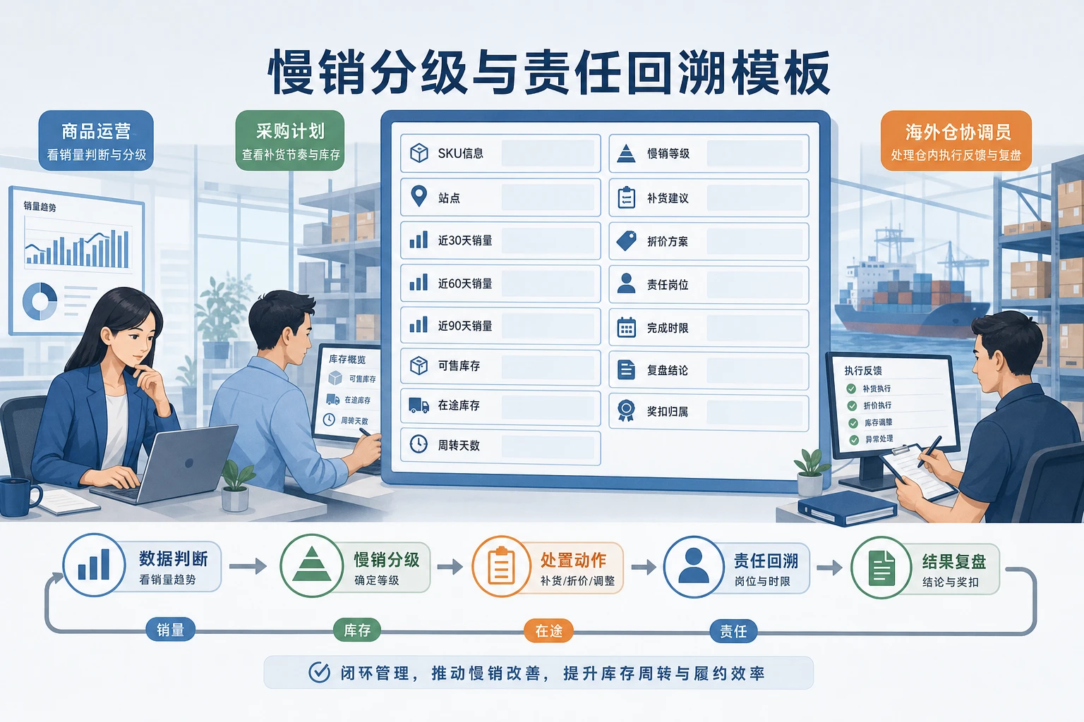 海外仓慢销分级与补货处置责任模板设计(2026年版)