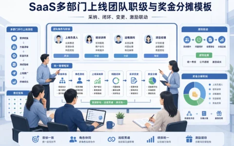 SaaS多部门上线团队职级与奖金分摊模板：采纳率、闭环率与变更治理联动（2026年版）